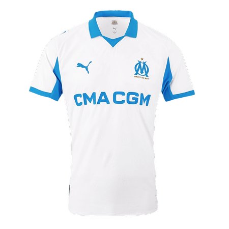 Men's Marseille Home Authentic Soccer Jersey 2025/26