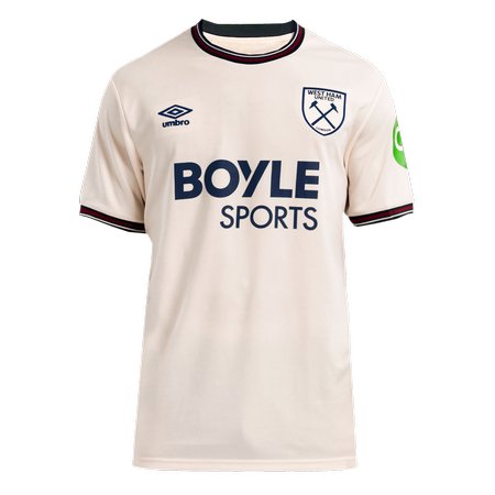 Men's West Ham United Away Replica Soccer Jersey 2025/26