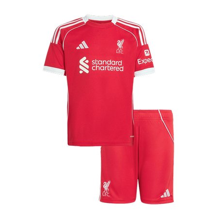 Kid's Liverpool Home Soccer Jersey Kit 2025/26