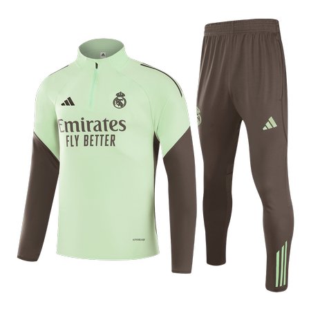 Kid's Real Madrid 1/4 Zip Tracksuit 2025/26