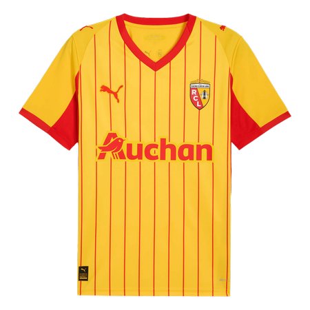 Men's RC Lens Home Replica Soccer Jersey 2025/26