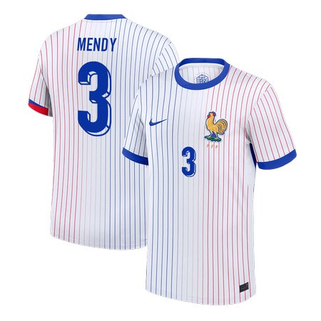 Men's MENDY #3 France Away Replica Soccer Jersey 2024