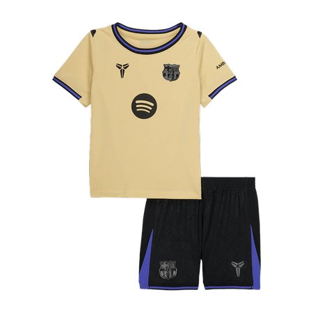 Kid's Barcelona Away Soccer Jersey Kit 2025/26