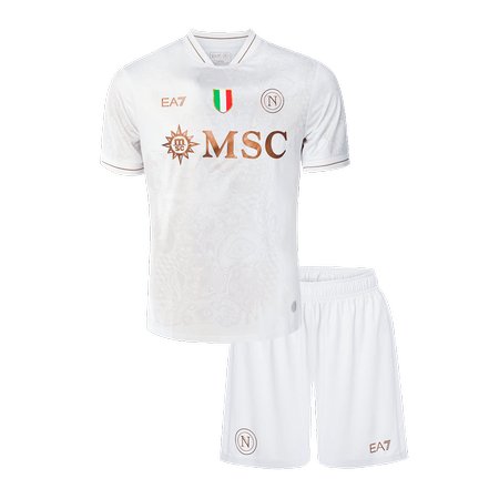 Kid's Napoli Away Soccer Jersey Kit 2025/26
