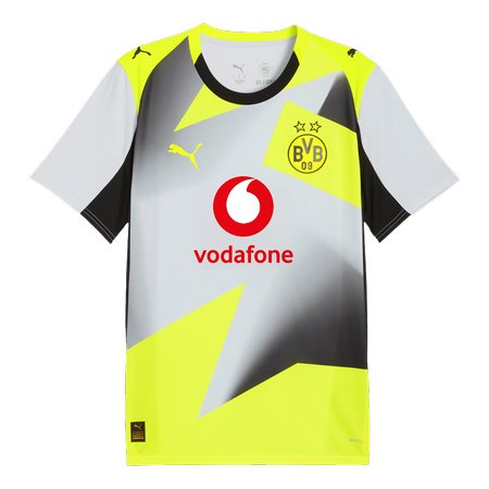 Men's Borussia Dortmund Away Authentic Soccer Jersey 2025/26