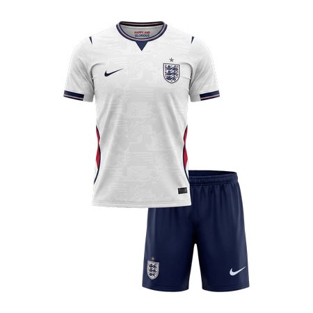 Kid's England Home World Cup Soccer Jersey Kit 2026