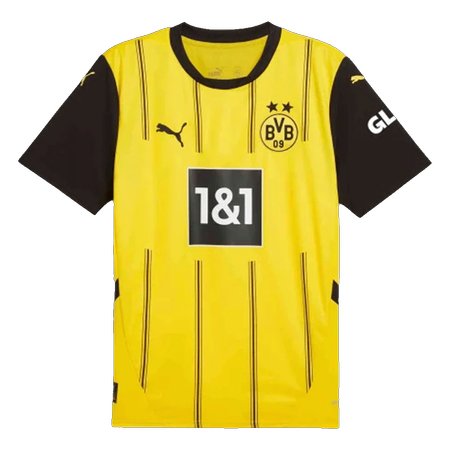 Men's Borussia Dortmund Home Replica Soccer Jersey 2024/25