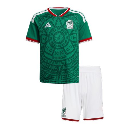 Kid's Mexico Home Soccer Jersey Kit World Cup 2026