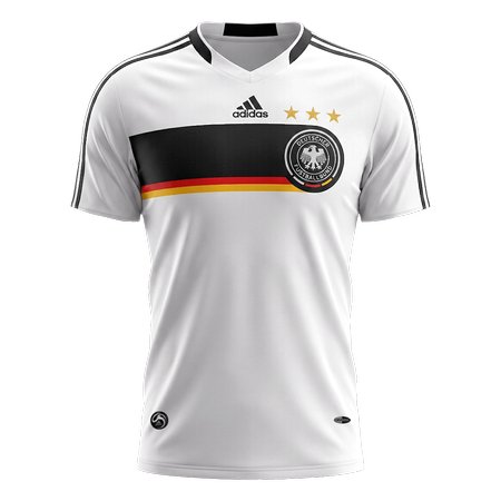 Men's Germany Home Retro Soccer Jersey 2008