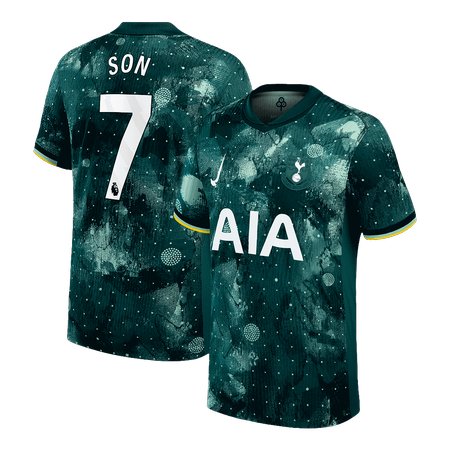 Men's SON #7 Tottenham Hotspur Third Away Authentic Jersey 2024/25