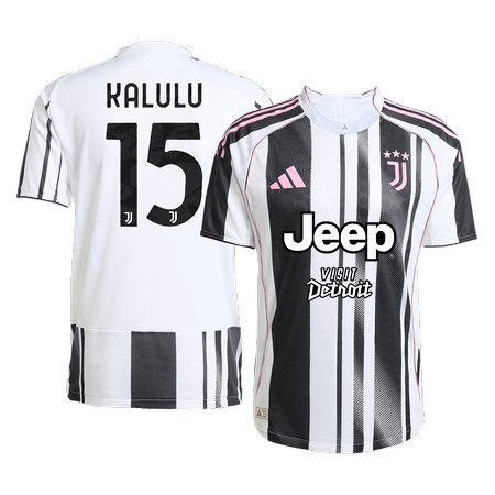 Men's KALULU #15 Juventus Home Authentic Jersey 2025/26