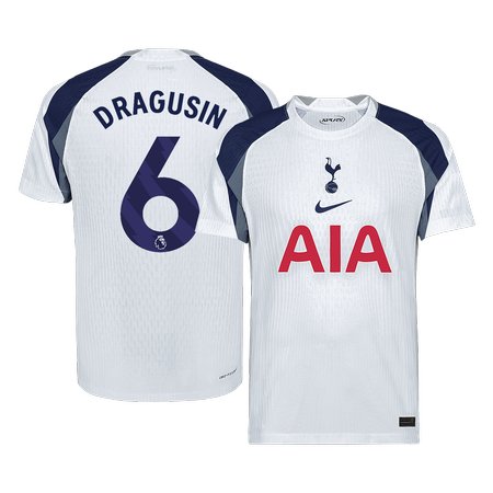 Men's DRAGUSIN #6 Tottenham Hotspur Home Authentic Jersey 2025/26