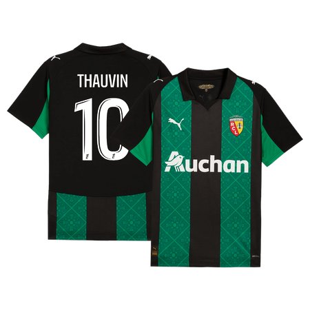 Men's THAUVIN #10 RC Lens Away Replica Soccer Jersey 2025/26