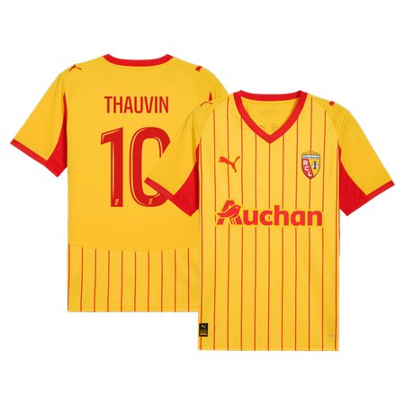 Men's THAUVIN #10 RC Lens Home Replica Soccer Jersey 2025/26
