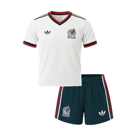 Kid's Mexico Away World Cup Soccer Jersey Kit 2026