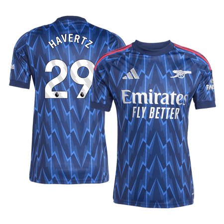 Men's HAVERTZ #29 Arsenal Away Replica Soccer Jersey 2025/26