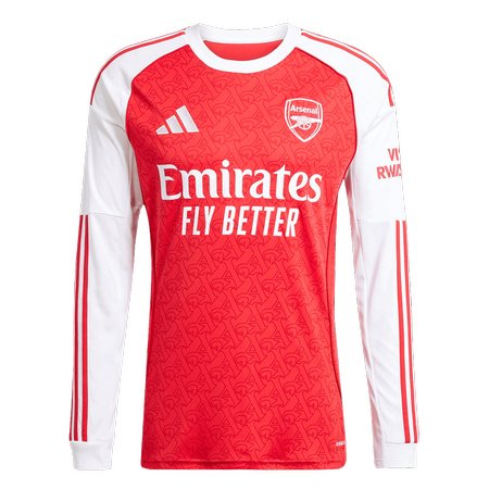 Men's Arsenal Home Long Sleeve Jersey 2025/26