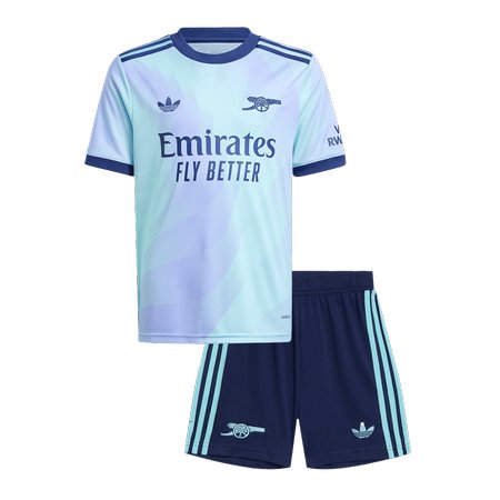 Kid's Arsenal Third Away Soccer Jersey Kit 2024/25