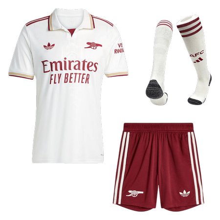 Men's Arsenal Third Away Jersey Full Kit 2025/26