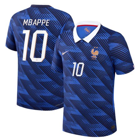 Kid's Kylian Mbappé #10 France Home Match Authentic Jersey World Cup 2026
