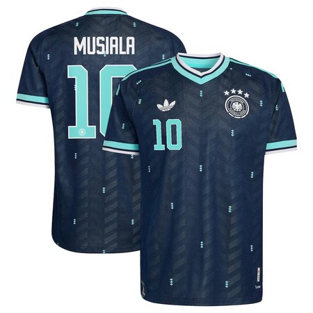 Men's Jamal Musiala #10 Germany Away Authentic Jersey World Cup 2026