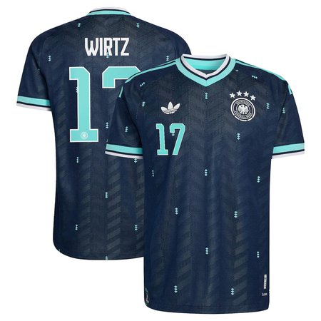 Kid's Florian Wirtz #17 Germany Away Authentic Jersey World Cup 2026