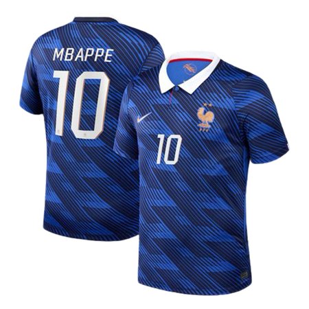 Men's Kylian Mbappé #10 France Home Stadium Replica Jersey World Cup 2026