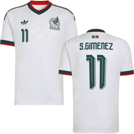 Kid's S.GIMENEZ #11 Mexico Away Replica Jersey World Cup 2026