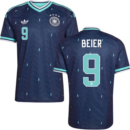Kid's BEIER #9 Germany Away Replica Jersey World Cup 2026