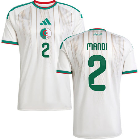 Kid's MANDI #2 Algeria Home Replica Jersey World Cup 2026