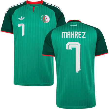 Kid's MAHREZ #7 Algeria Away Replica Jersey World Cup 2026
