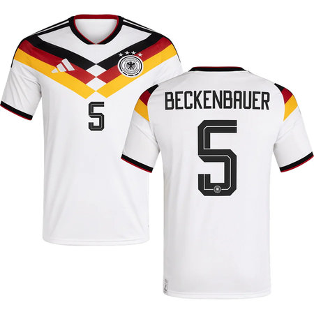 Men's BECKENBAUER #5 Germany Home Replica Jersey World Cup 2026