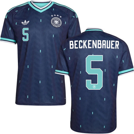 Men's BECKENBAUER #5 Germany Away Replica Jersey World Cup 2026