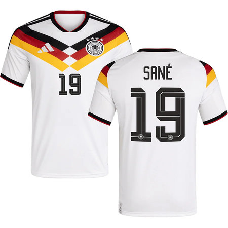 Kid's SANÉ #19 Germany Home Replica Jersey World Cup 2026