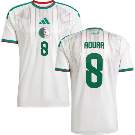 Kid's AOUAR #8 Algeria Home Replica Jersey World Cup 2026