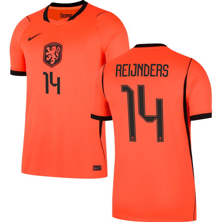 Kid's REIJNDERS #14 Netherlands Home Replica Jersey World Cup 2026