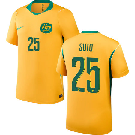Kid's SUTO #25 Australia Home Replica Jersey World Cup 2026