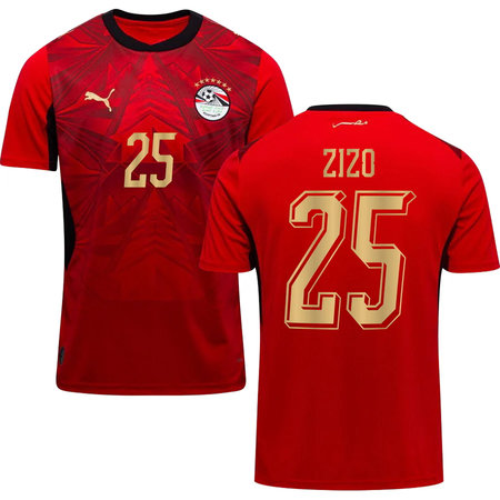 Kid's ZIZO #25 Egypt Home Replica Jersey World Cup 2026