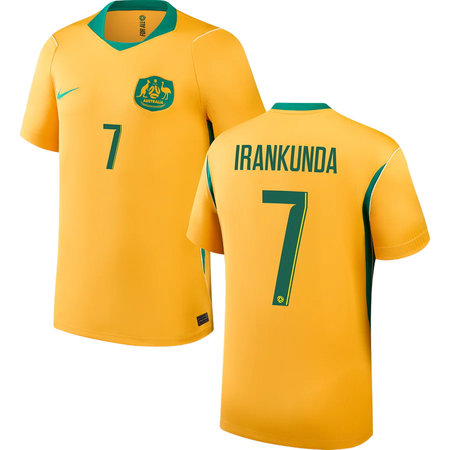 Kid's IRANKUNDA #7 Australia Home Replica Jersey World Cup 2026