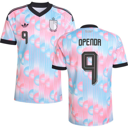 Kid's OPENDA #9 Belgium Away Replica Jersey World Cup 2026