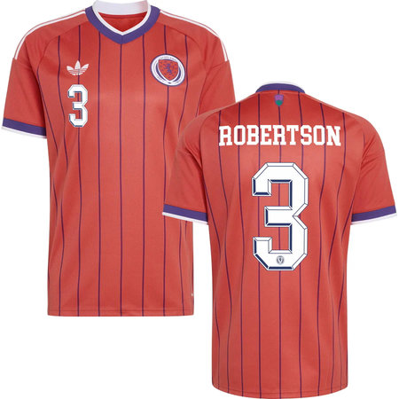 Kid's ROBERTSON #3 Scotland Away Replica Jersey World Cup 2026