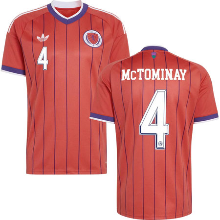 Kid's McTOMINAY #4 Scotland Away Replica Jersey World Cup 2026
