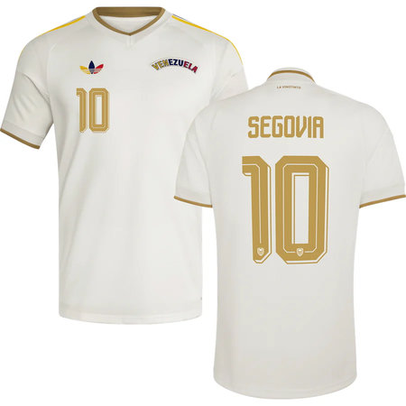 Kid's SEGOVIA #10 Venezuela Away Replica Jersey World Cup 2026