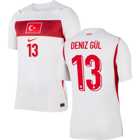 Kid's Deniz Gül #13 Turkey Away Replica Jersey World Cup 2026