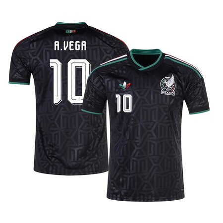 Kid's Alexis Vega #10 Mexico Stadium Third Replica Jersey World Cup 2026